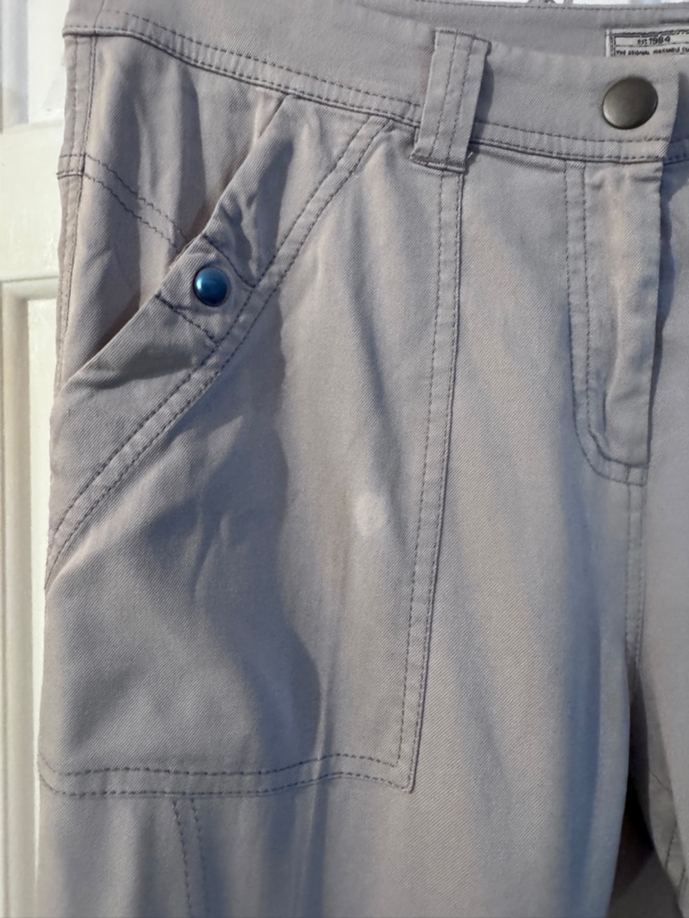 Go by Go Silk Stone Zip Ankle Crop Pants - Picture 2 of 5